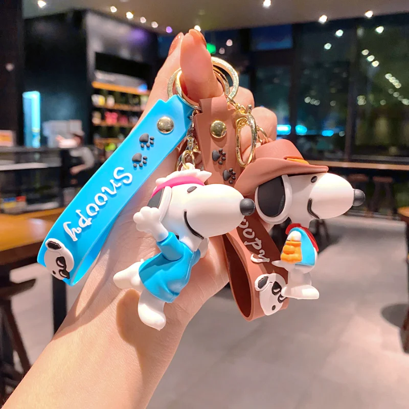 Llavero de Snoopy para coche o bolso – Decoración kawaii para dueños de perros - imagen 2