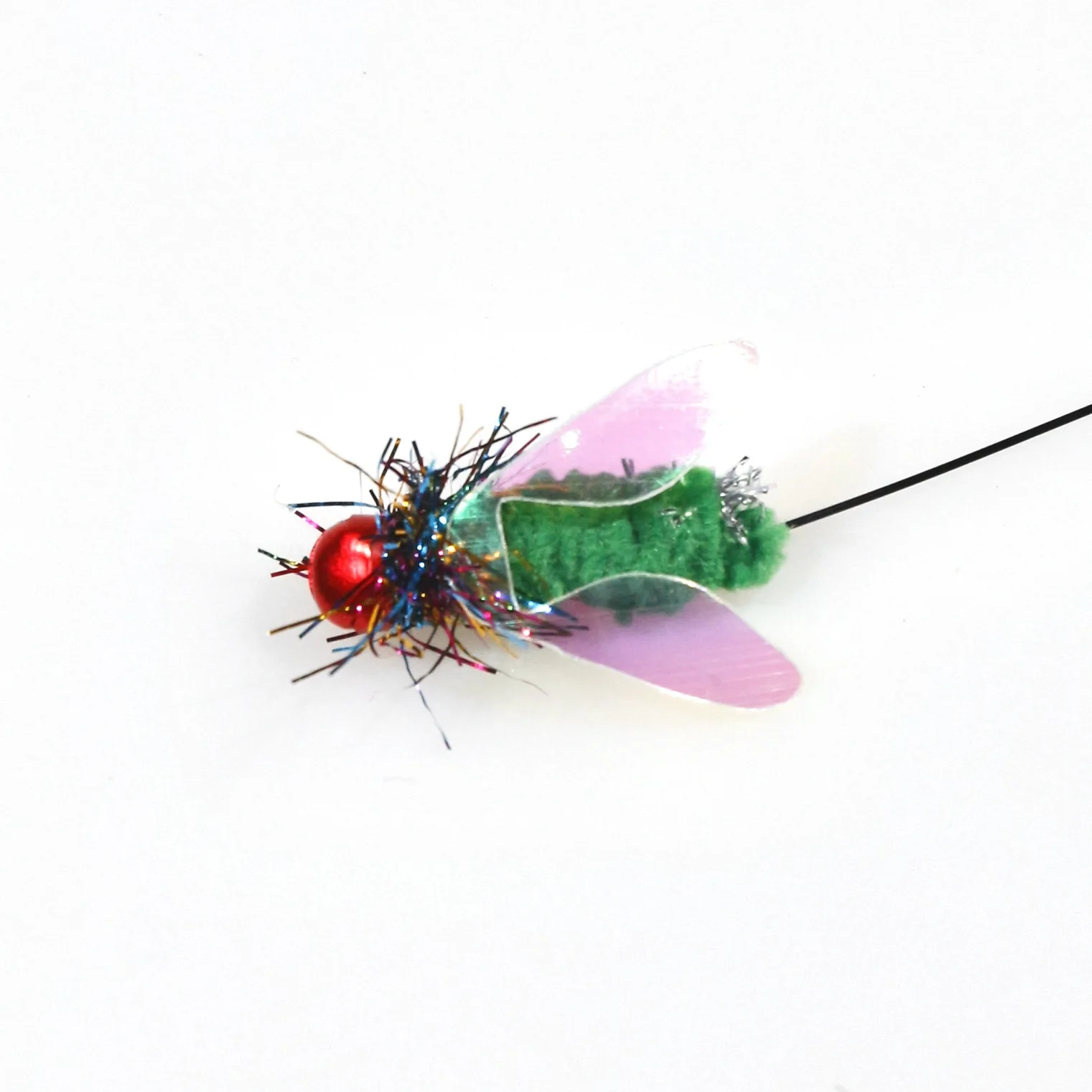 Cabezas intercambiables de simulación de insectos para gatos