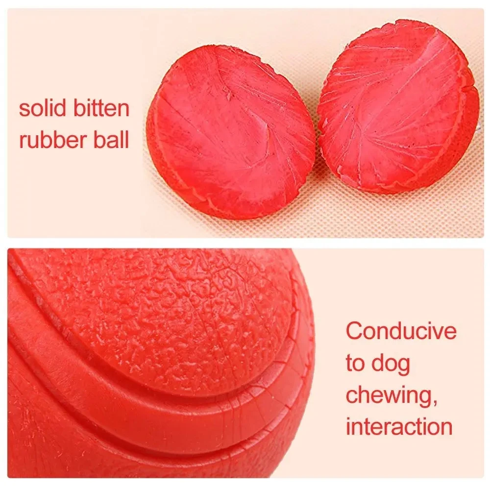 MADDEN S-XL tamaños bolas de goma sólidas pelota hinchable resistente a mordeduras indestructible entrenamiento de perros pelota interactiva juguete para mascotas pelota Molar - imagen 2