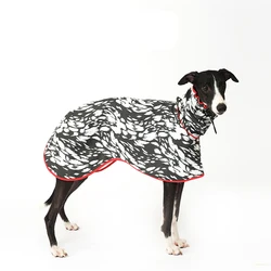 Abrigo impermeable con cintura ajustable para galgo italiano y Whippet