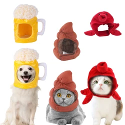 Sombrero con orejas para gatos y perros pequeños – Accesorio de fiesta