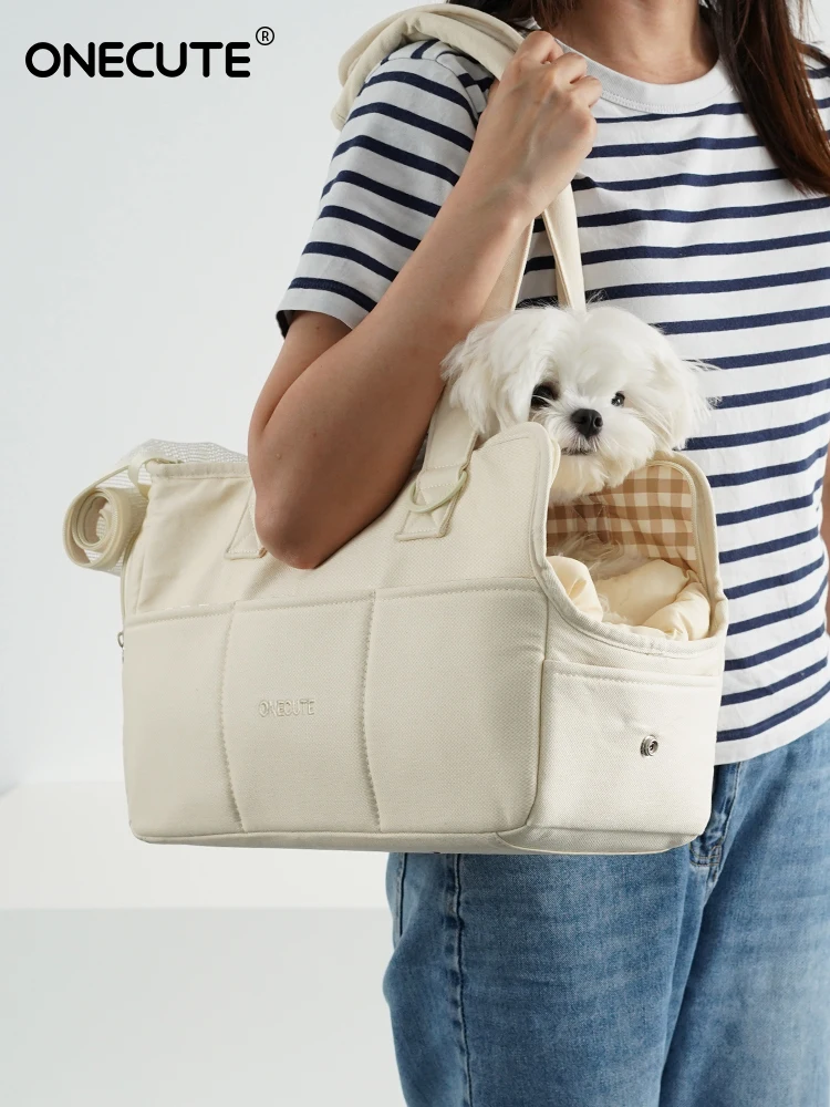 Bolsa de transporte portátil para perros pequeños y gatos, Chihuahua - imagen 4