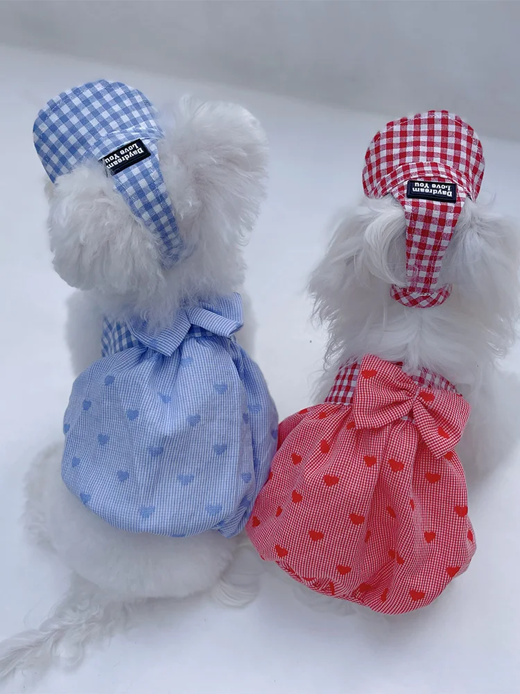 Gorra de béisbol para perro INS Kawaii, sombrero con correa para el cuello, bonitos orificios para las orejas ajustables para perros pequeños Teddy Yorkshire, protección solar para exteriores - imagen 5