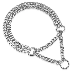 Collar Martingale de Acero Inoxidable para Perros – Entrenamiento