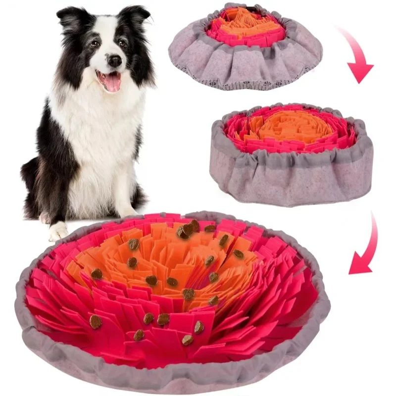 Alfombra comedero lento para perros pequeños – Fieltro lavable - imagen 4