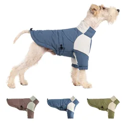 Abrigo de algodón ajustable para perros pequeños – Invierno y otoño