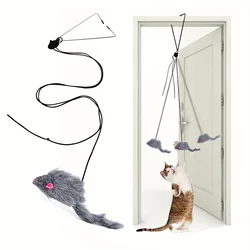 Juguete colgante de puerta para gato que alivia estrés en casa
