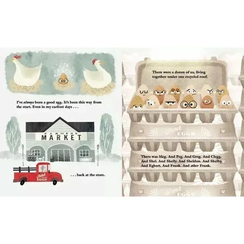 Nuevo 9 libros, galleta inteligente, semilla mala, buen huevo, sofá, patata, frijol fresco, libro de imágenes en inglés, libro de cuentos, educación de lectura para niños - imagen 3