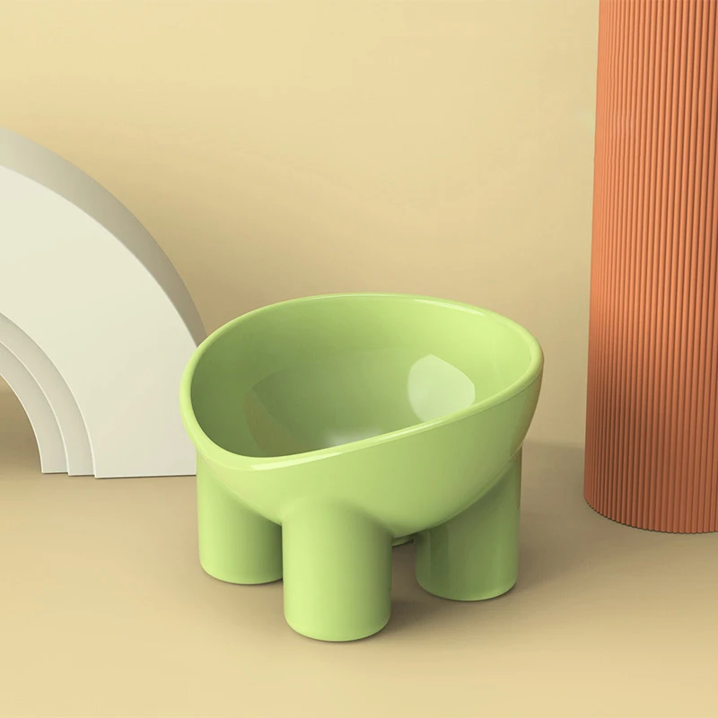 Cuencos antideslizantes para perros pequeños y grandes, comedero para gatos, contenedor de comida para mascotas, protector para el cuello, pata de elefante, pies altos - imagen 5