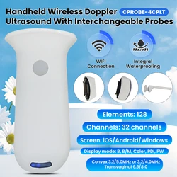 Sonda de ultrasonido inalámbrica con Doppler color para gatos y perros