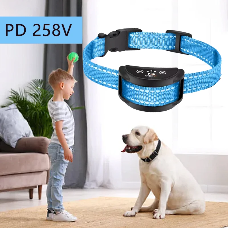 Collar automático antiladridos para perros, tapón para ladridos recargable, Collar de entrenamiento eléctrico seguro y eficaz para perros, sin golpes