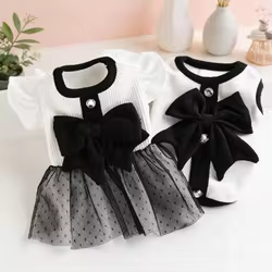 Vestido estilo princesa para perro – Ropa suave de primavera para cachorros