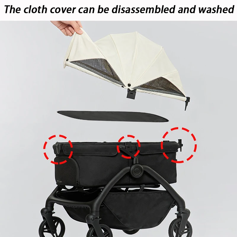 Carrito plegable para perros y gatos pequeños y medianos - paseo - imagen 4