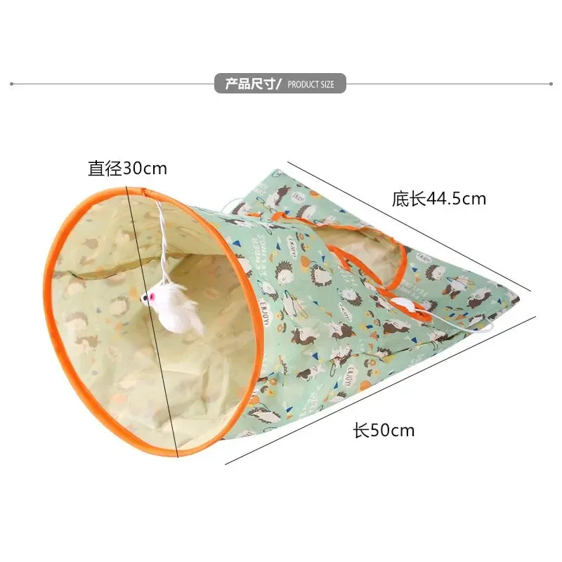 Juguetes para gatos, bolsas de taladro, autolilaridad, artefacto antiboredom, palitos para gatos provocadores, túneles para gatos, papel para timbre, ratones resistentes a mordeduras - imagen 5