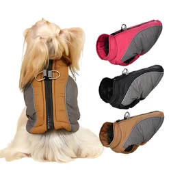 Abrigo impermeable y reflectante para perros pequeños y medianos