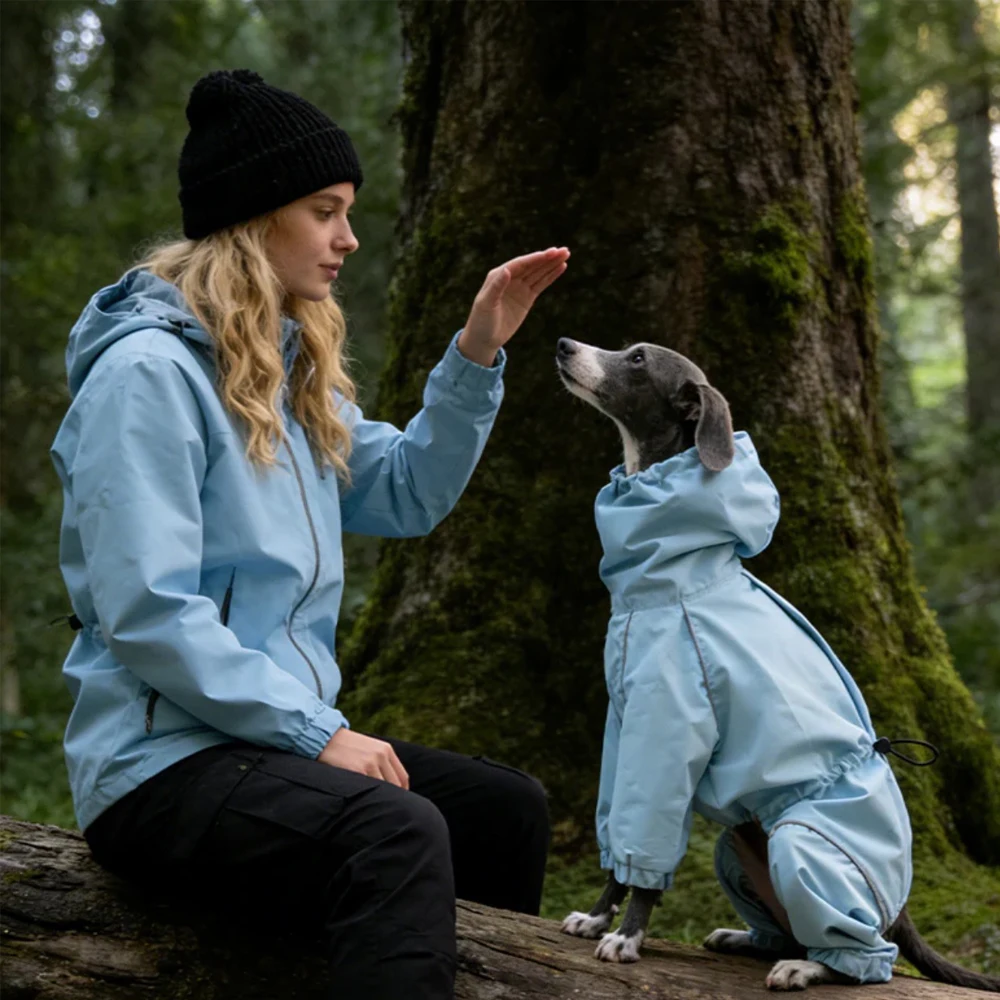 Chubasquero impermeable transpirable para galgo italiano y whippet - imagen 4