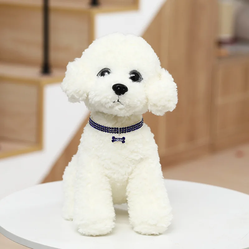 Collar de gato de lujo con forma de hueso, Collar para mascotas para gatos, perros pequeños, Collar de cristal ajustable para gatos, Collar para cachorros, suministros para mascotas - imagen 5