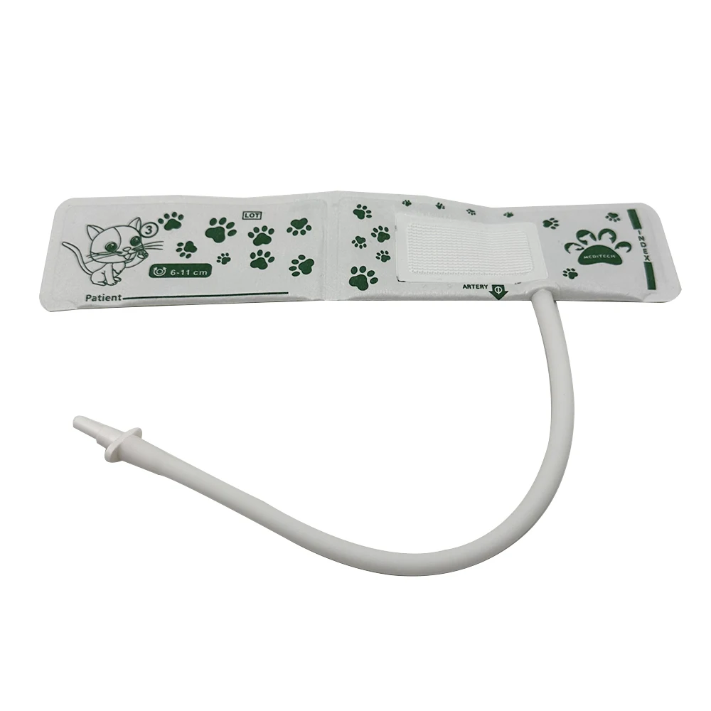 Brazalete desechable para mascotas, manguito para medir la presión arterial de animales, manguera de PVC para medir la presión arterial de ratones, gatos, perros, ovejas - imagen 4