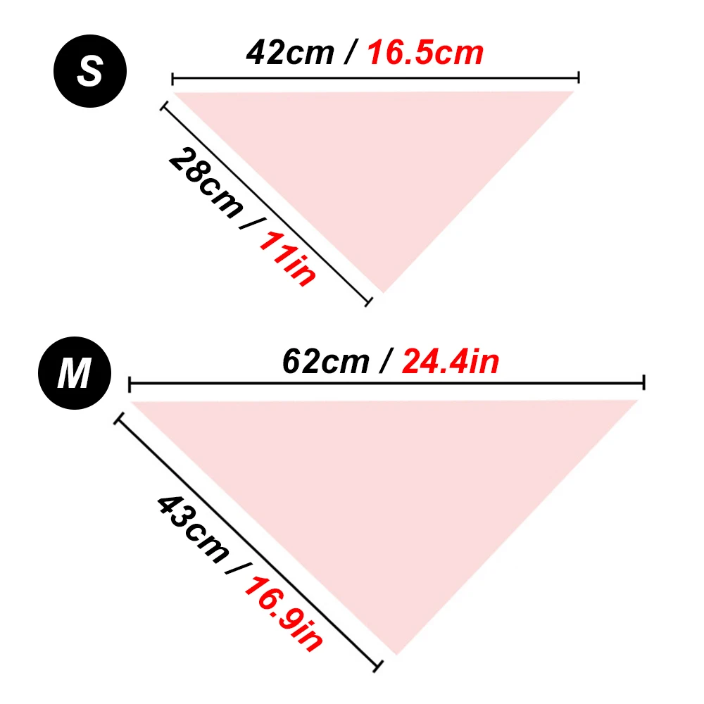 Toalla Triangular para perros y gatos, pañuelo de vendaje Triangular de Navidad, Decoración de cumpleaños y vacaciones - imagen 3