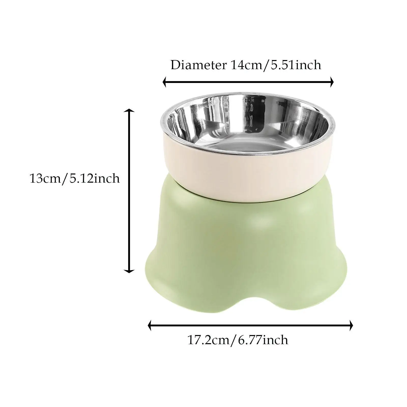 Raised Cat Bowl Pet Bowl Sturdy Dog Bowl,Detachable Stainless Steel Bowl,Cat Feeder,Cat Food Dish for Dog Pet Puppy Cats Raised Cat Bowl Pet Bowl Sturdy Dog Bowl,Detachable Stainless Steel Bowl,Cat Feeder,Cat Food Dish for Dog Pet Puppy Cats