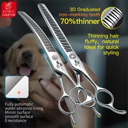 Tijeras curvas para peluquería de perro VG10 7,5 pulgadas