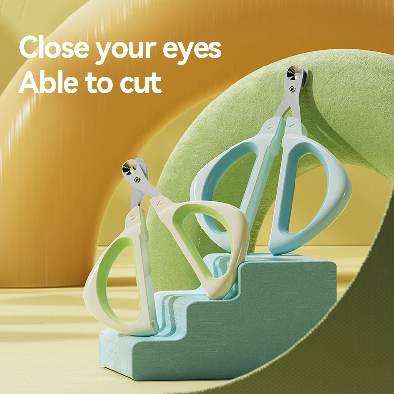 HOOPET-cortaúñas profesional para mascotas, cortador de garras de acero para cachorros, tijeras de aseo para mascotas