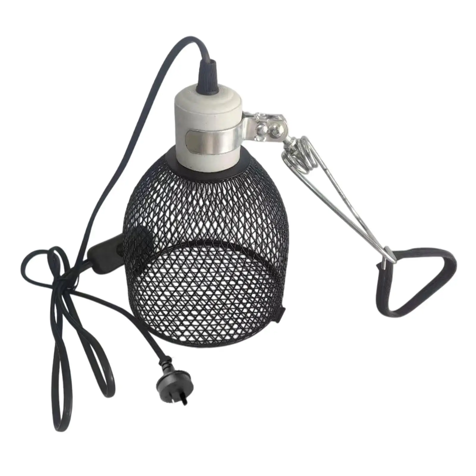 Reptile Heating Lampshade Lamp Shade Protection Heater Guard Reptile Heating Lamp Holder for Parrot Amphibians Pet Snake Cage