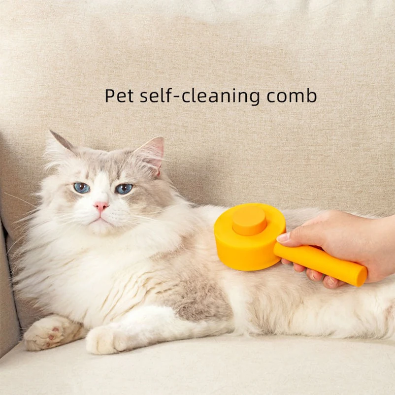 Peine para gatos, peine para gatos para quitar el pelo flotante, peine con aguja, peine para perros, peine para gatos, productos para mascotas