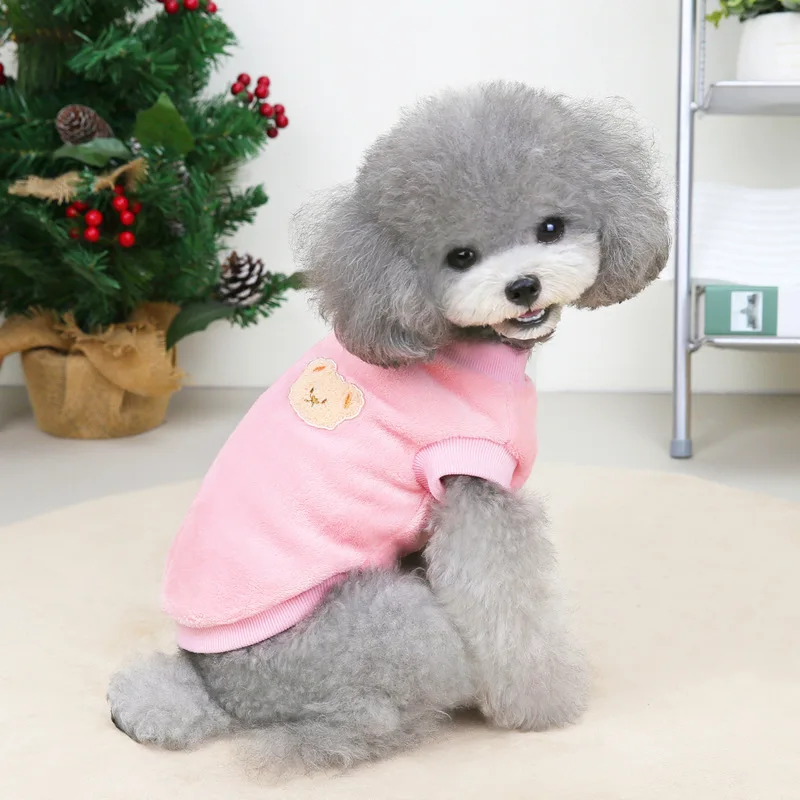 Ropa de invierno para perros pequeños, chaleco de lana suave y cálido para mascotas, chaqueta para cachorros, Bulldog Francés, Chihuahua, trajes, abrigo de Yorkshire para perro - imagen 5