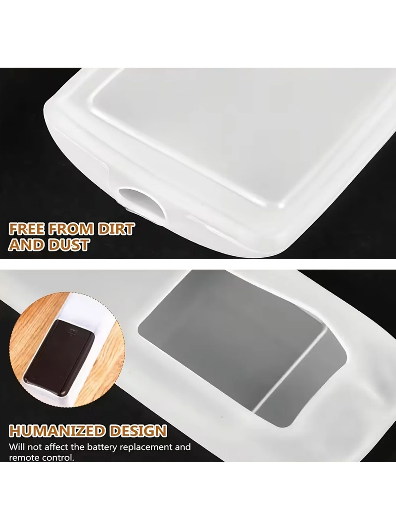 Funda silicona transparente mando TV aire acondicionado antideslizante - imagen 3