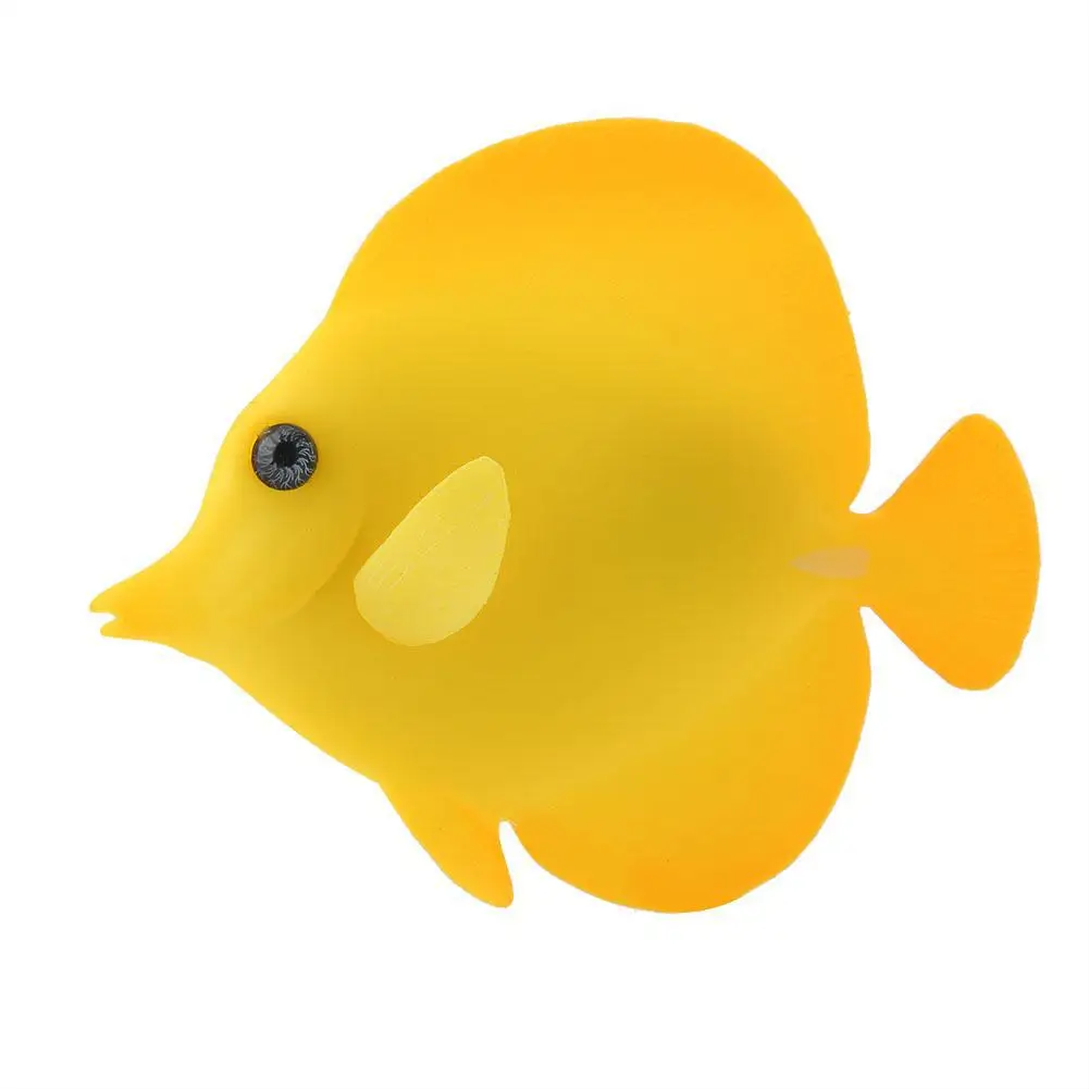 Peces decorativos luminosos para acuario - Discus y pez Tang azul - imagen 4