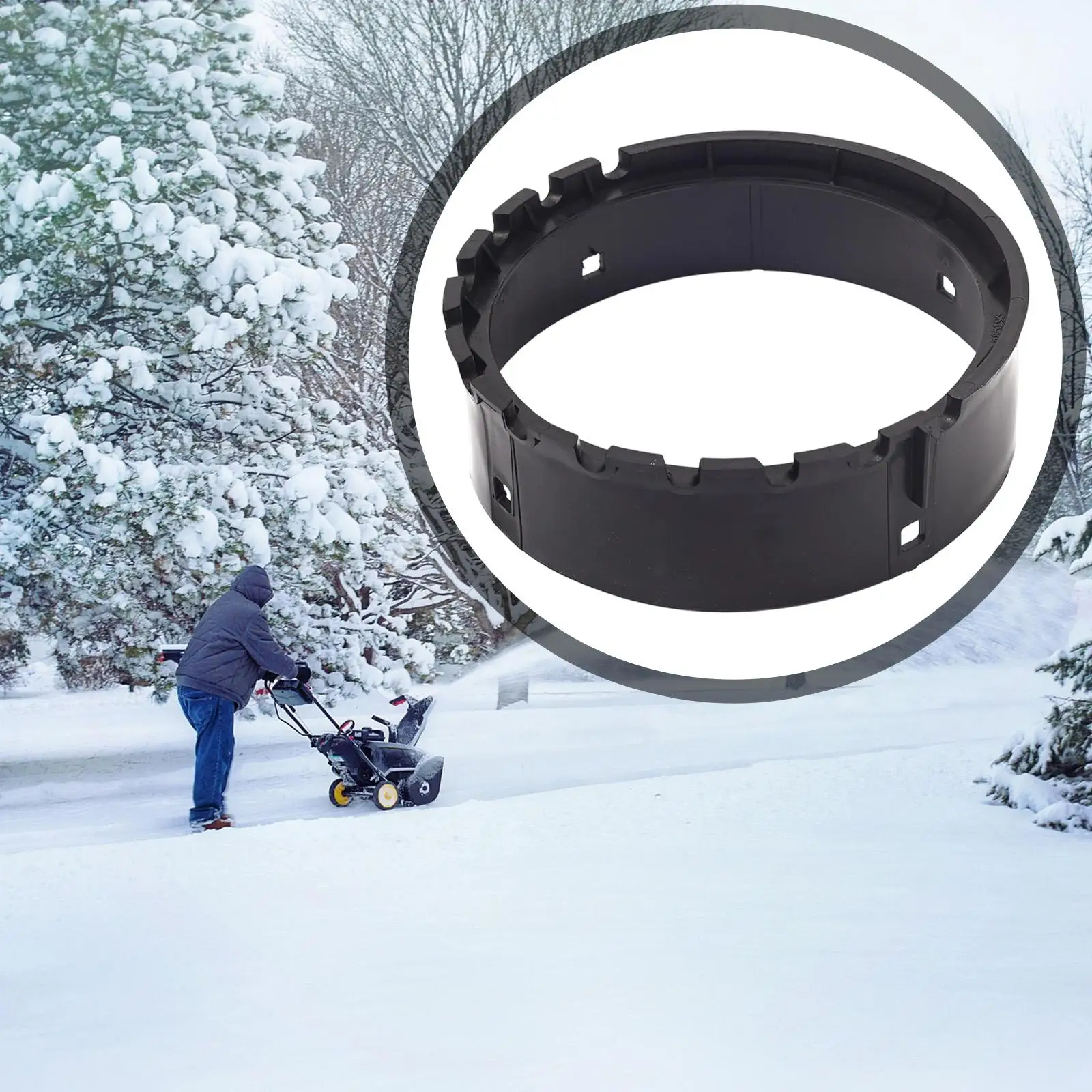 El anillo de retención de conducto para soplador de nieve reemplaza piezas de repuesto de accesorios portátiles eficientes para 624505x54B 622515x31B 624808x4B