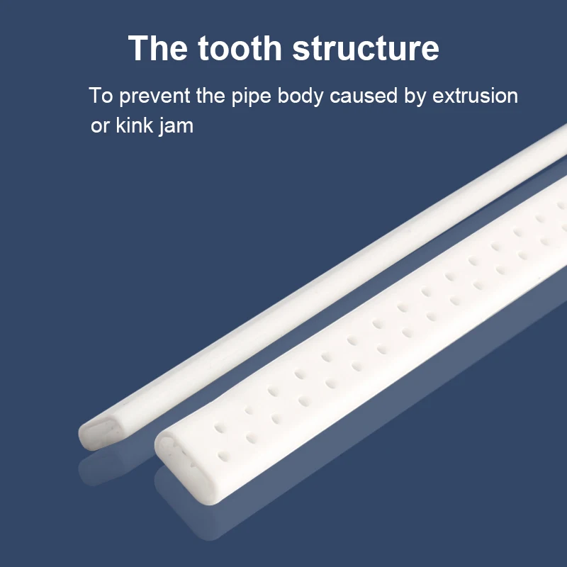 Silicona grado médico tubo perforado
