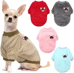 Abrigo franela perros y gatos – ropa invierno cálida