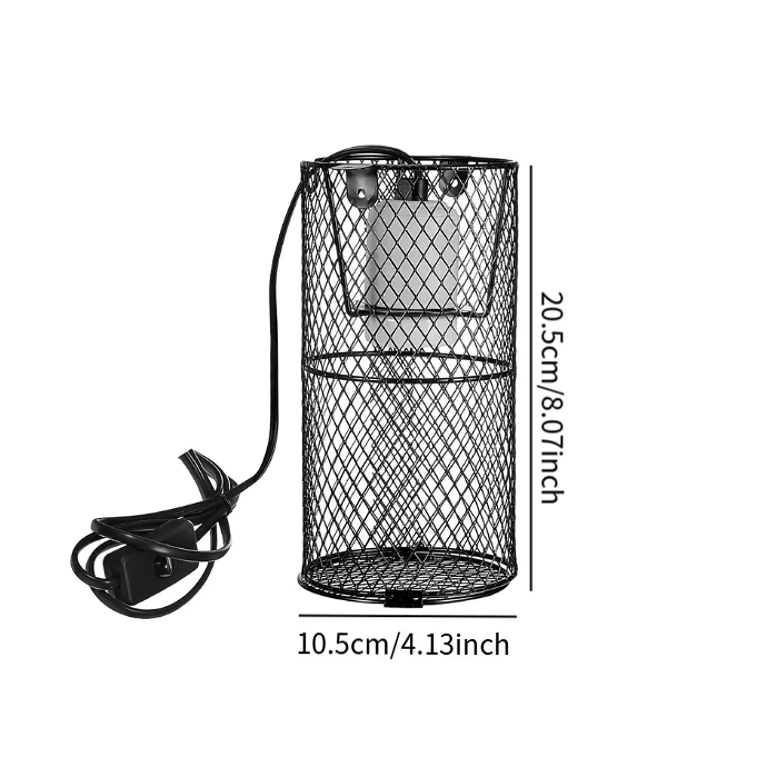 Reptile Light Fixture Multifunction Tortoise Heat Lamp for Tortoise Reptiles