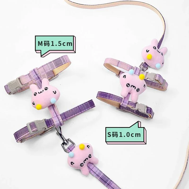 Conjunto de correa de arnés ajustable para gato, chaleco transpirable a prueba de Escape, correa de pecho para gatito, fácil Control, Collar ajustable para mascotas, suministros - imagen 4