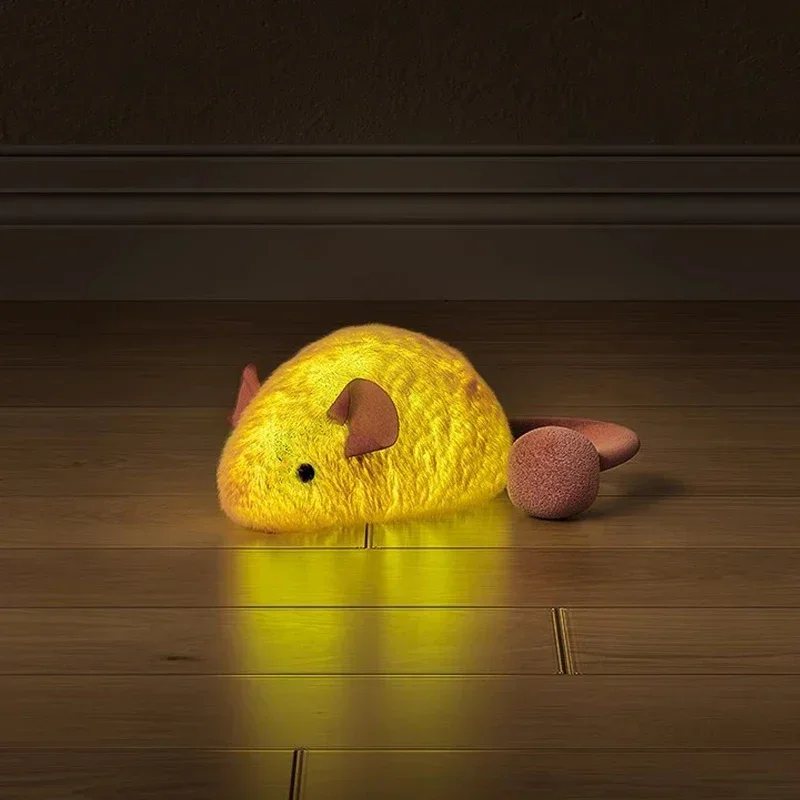 Interactivo masticar aburrimiento para ratones de gato de peluche nuevo juego de ratón juguetes de interior gatito de peluche luminoso gatos juguetes de peluche interactivos
