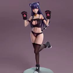 Miniatura anime decorativa 1/24 – Estatua colección para habitación