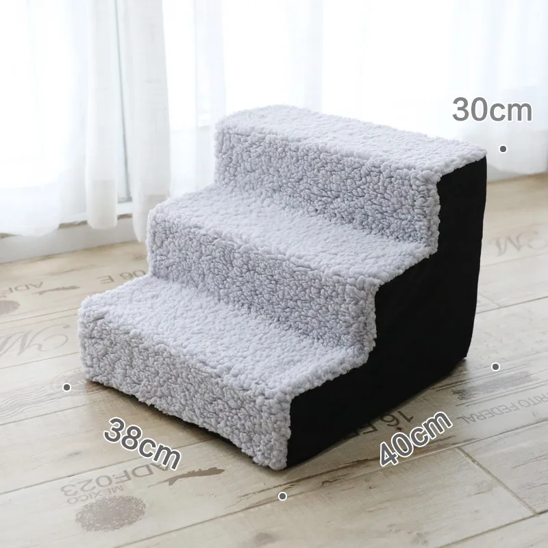 Escalera para perros y gatos de esponja elástica removible y lavable - imagen 5