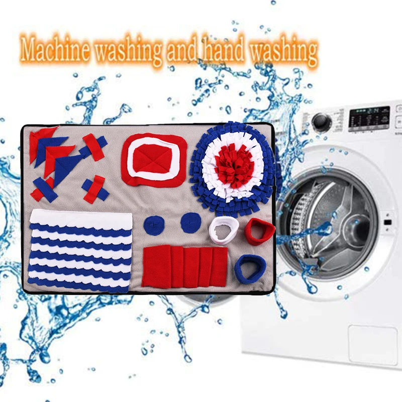 NONOR-alfombrilla de alimentación para perros, dispensador interactivo de rompecabezas, juguete que estimula las habilidades de forajeo Natural para perros grandes, 1 unidad - imagen 3