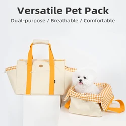 Bolso transportín 2 en 1 para perros y gatos – Plegable transpirable