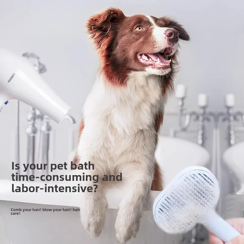 Pet Hair Dryer for Dogs Cats Bath Grooming Blow-dry Pets Products Accessories Low Noise Both Blow Comb Constant Temperature - imagen 3
