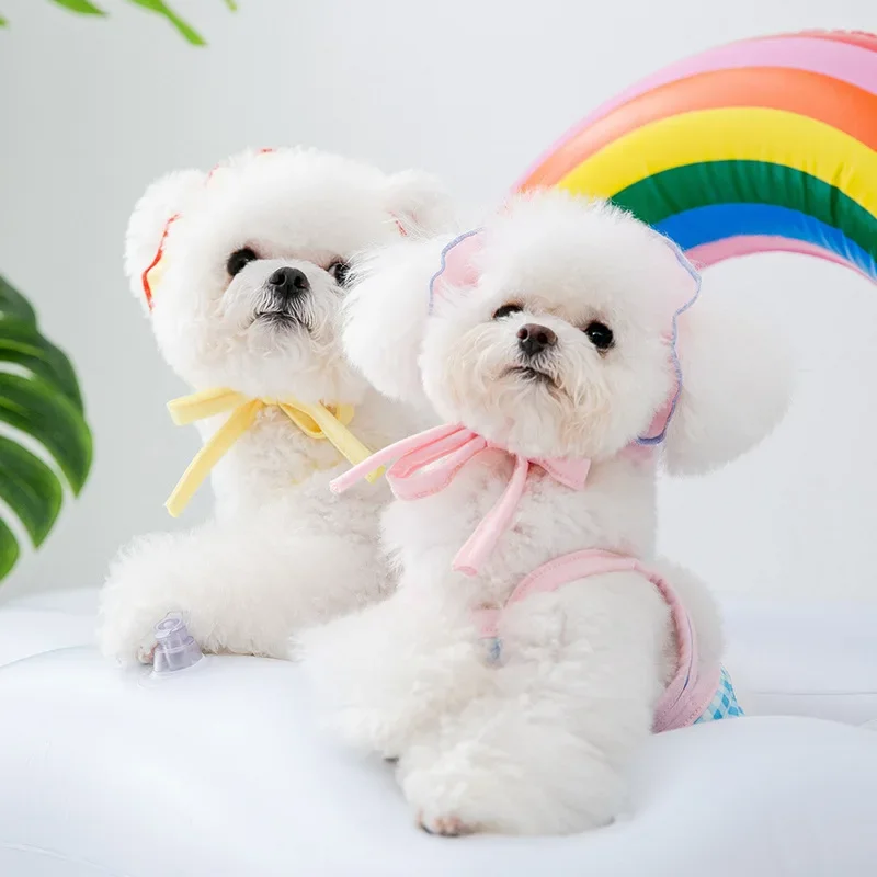 Bañador de verano para mascotas, traje de baño de transformación para gatos, gorro de baño, falda para perros, Bikini, chaleco para perros, ropa para cachorros, promoción de 50% de descuento