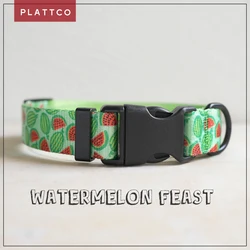 Collar nailon con estampado sandía para perros