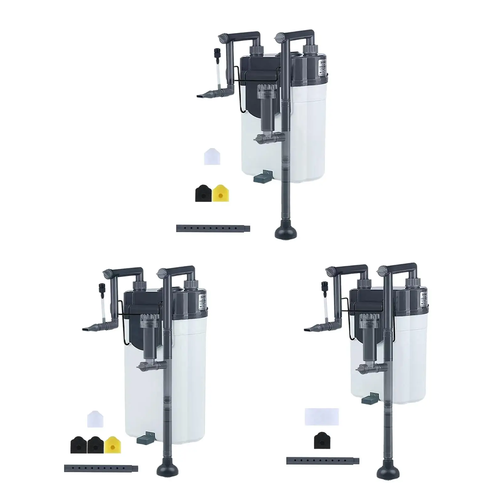 Fish Tank Filter Submersible Aquarium Filter Tank Powerful Pump for Aquatic Pets