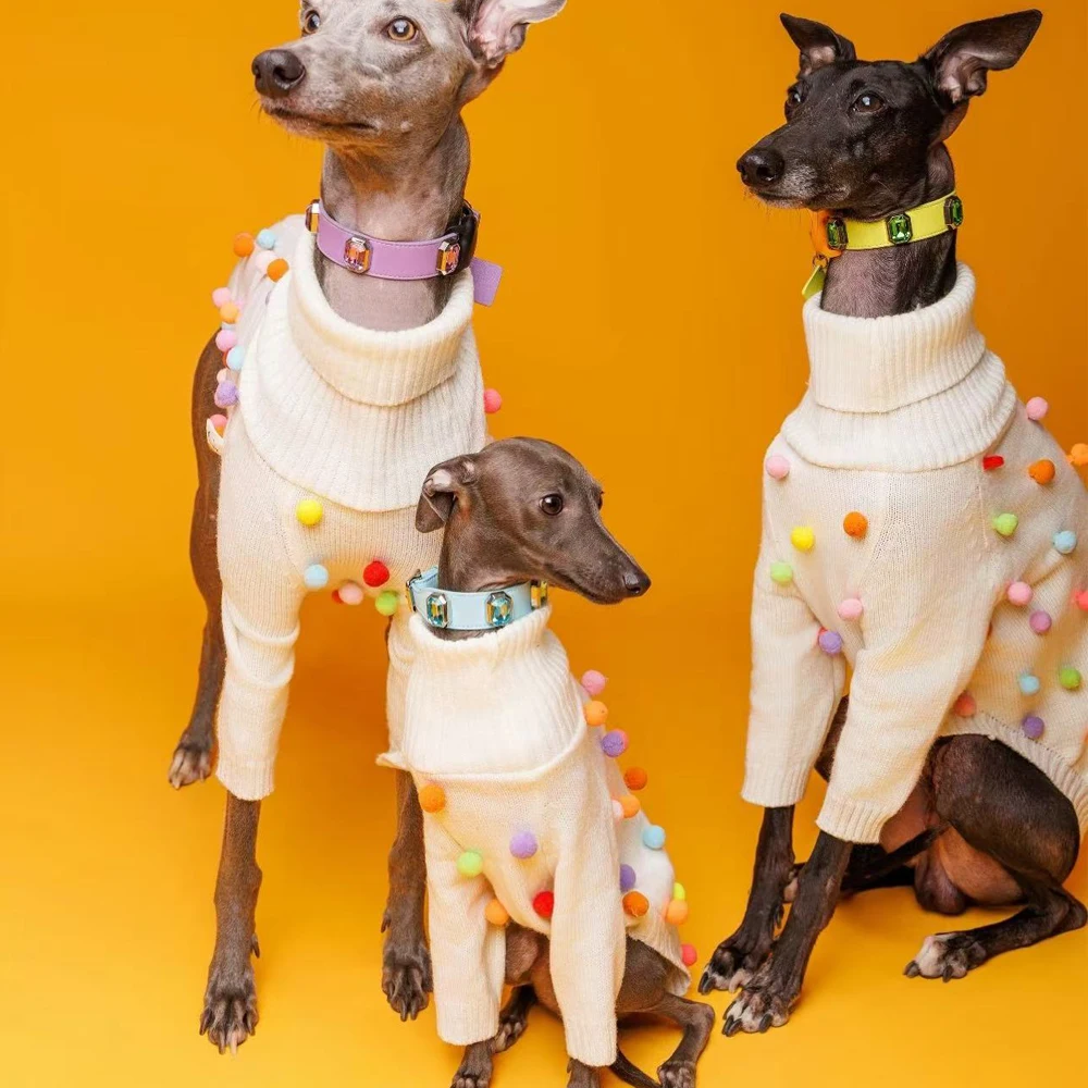 Ropa para perros: galgo italiano, whippet y saluki, sueter de invierno - imagen 2