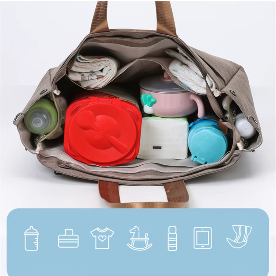Bolsa maternidad impermeable perros y gatos – 3 piezas con cambiador - imagen 2