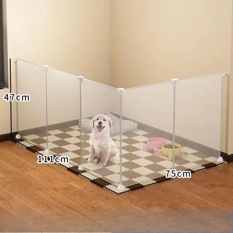 Caja para perros y gatos para el hogar, perrera interior, valla para perros pequeños, puerta de aislamiento, caja, red de hierro, productos para mascotas, suministros, accesorios - imagen 2