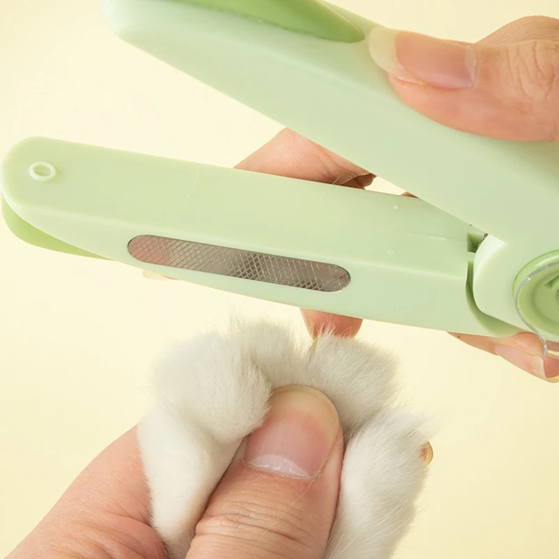 Cortauñas multifuncional para mascotas, cortaúñas con línea de sangre ligera, cortaúñas, suministros para perros y gatos, suministros para mascotas - imagen 5