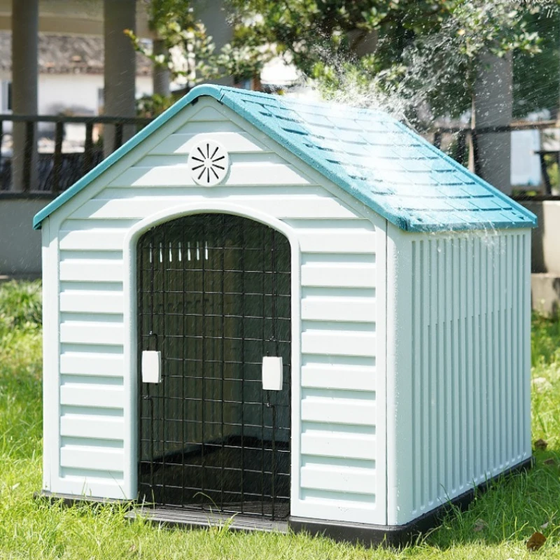 Perrera exterior de plástico resistente al viento para perros - imagen 2